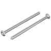 vidaXL Skrūve 2 gab. Sudraba M6 x 100 mm Tērauds