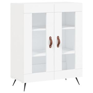 vidaXL kumode, balta, 69,5x34x90 cm, inženierijas koks