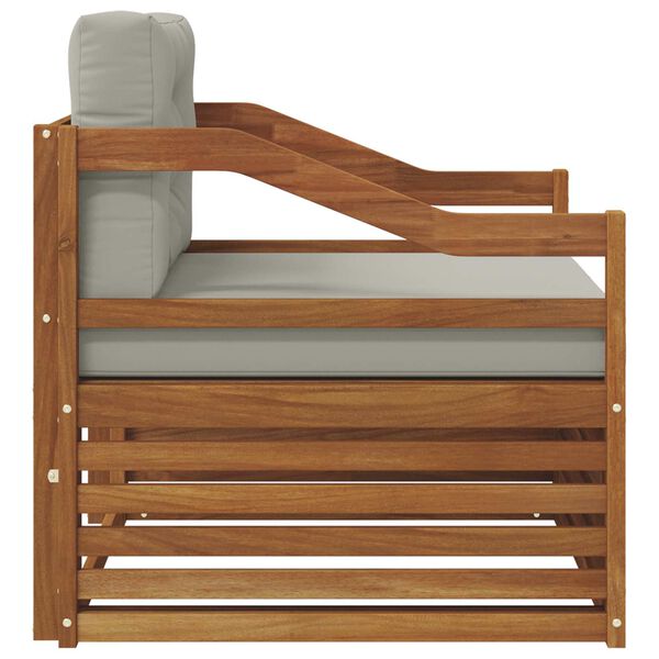 vidaXL Āra dīvānu komplekts Cietā akācijas koks Dabiska