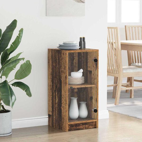 vidaXL Puse Vecs koks 35 x 37 x 76 cm Inženierijas koks