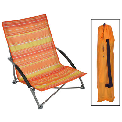 HI saliekams pludmales krēsls, 65x55x25/65 cm, oranžs