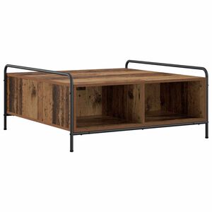 vidaXL Kafijas galdiņ&scaron; Vecs koks 90 x 90 x 41 cm Inženierijas koks