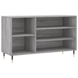 vidaXL apavu plaukts, pelēcīga ozolkoka,102x36x60cm, inženierijas koks