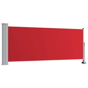 vidaXL izvelkama sānu markīze, sarkana, 100x300 cm