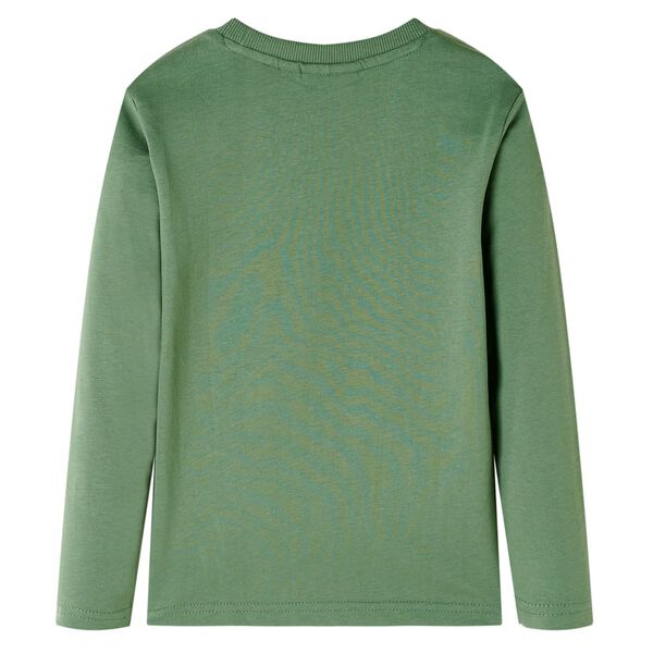 Bērnu krekls ar garām piedurknēm, gai&scaron;a haki, 104