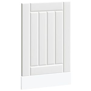 vidaXL trauku mazgājamās ma&scaron;īnas panelis "Lucca" White Engineered Wood