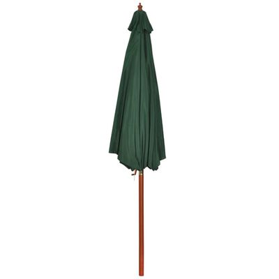 vidaXL saulessargs, zaļš, 258 cm