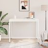 vidaXL Bāra galds Balts 110 x 55 x 105 cm Ciets priedes koks