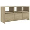 vidaXL TV skapītis, ozolkoka krāsa, 102x37,5x52,5cm, inženierijas koks
