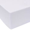 vidaXL Gultas palags Balts 200 x 160 cm Kokvilna
