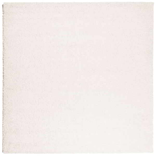 vidaXL paklājs PAMPLONA, 160x160 cm, Shaggy, moderns, krēmkrāsu