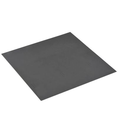 vidaXL grīdas flīzes, pašlīmējošas, 5,11 m², PVC, melna marmora krāsa