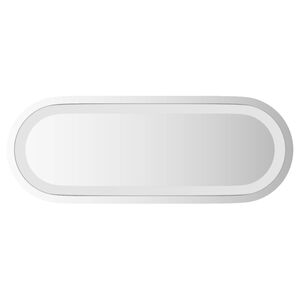 vidaXL LED vannas spogulis Caurspīdīgs 40 x 15 cm rūdīts stikls