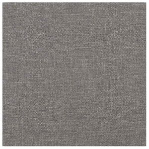 vidaXL Sienas galvgals 12 gab. 30 x 30 cm Gai&scaron;i pelēks audums