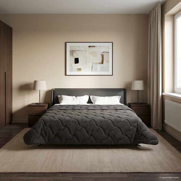 vidaXL Pilnas gada sega Tiltiņ&scaron; Antracīts 220 x 260 cm