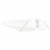 vidaXL siltumnīca ar tērauda rāmi, balta, 110 m&sup2;, 22x5x2,3 m