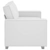 vidaXL Dīvāns Balts 180 x 78 x 84 cm audums