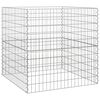 vidaXL Kvadrātveida kompostētājs 100 x 100 x 100 cm Dzelzs