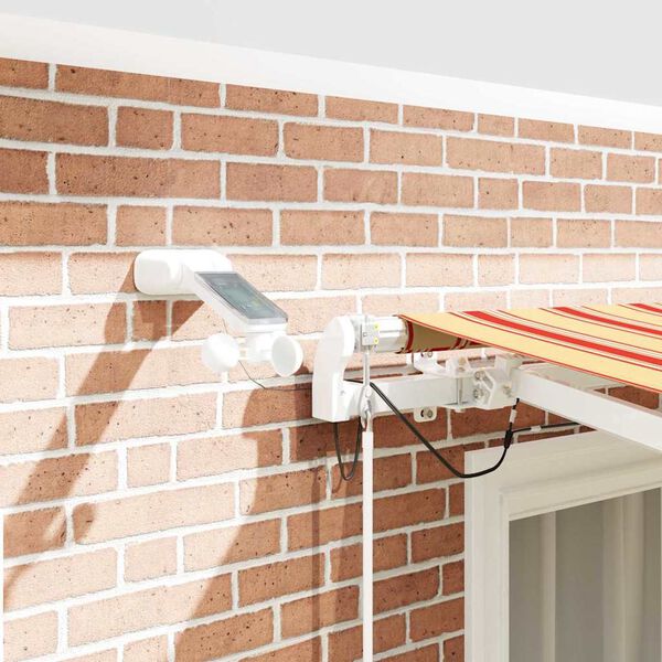 vidaXL Izvelkams jumtiņ&scaron; Dzeltena un oranža 300 x 250 cm