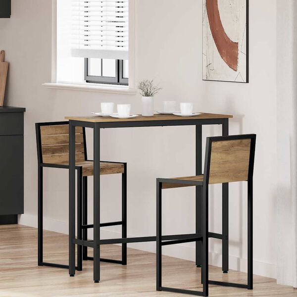 vidaXL galds Artisānā ozols 100 x 40 x 100,5 cm