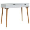 vidaxl Dressing galds FAUSKE Balts 100 x 50 x 78 cm