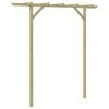 vidaXL dārza pergola, 205x40x203 cm, koks