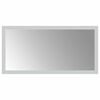 vidaXL LED vannas spogulis Caurspīdīgs 40 x 20 cm rūdīts stikls