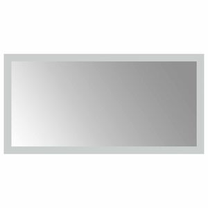 vidaXL LED vannas spogulis Caurspīdīgs 40 x 20 cm rūdīts stikls