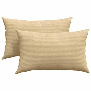 vidaXL Dīvāna spilveni 2 pcs Pelēki zaļa 50 x 30 cm Korduroja audums