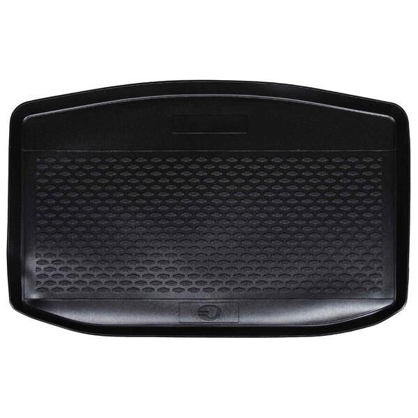 vidaXL Bagāžas nodalījuma paklājs Melns Gumija