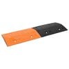 vidaXL rampa, dzeltena, melna, 97x32,5x4 cm, gumija