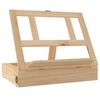 vidaXL galda molberts ar atvilktni, 33,5x25,5x7 cm, priedes masīvkoks