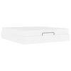 vidaXL Gultas rāmis ar matraci Cits 2 gab. Balts PVC