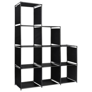 vidaXL kubu plaukts, 130x45x170 cm, audums