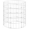 vidaXL gabions, stabs, apaļ&scaron;, cinkots tērauds, &Oslash;50x50 cm