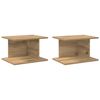 vidaXL Naktsgaldiņ&scaron; 2 pcs Artisānā ozols 40 x 30 x 25 cm