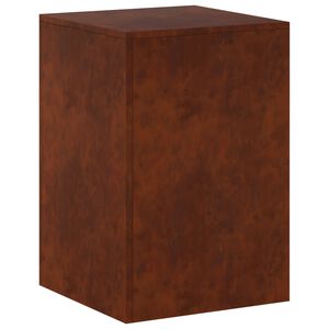 vidaXL Augu statīvs Rūsa 40 x 40 x 60 cm Novecināts tērauds
