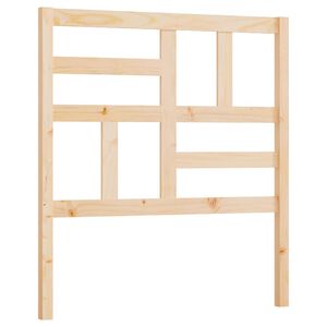 vidaXL gultas galvgalis, 96x4x104 cm, priedes masīvkoks