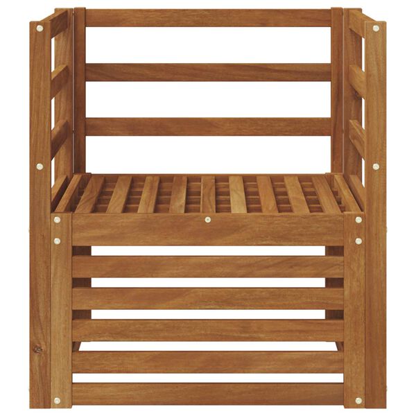 vidaXL Āra dīvānu komplekts Dabiska 67 x 63 x 73 cm