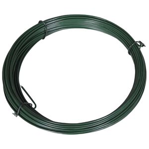 vidaXL žoga sasaistes stieple, 25 m, 1,4/2 mm, zaļ&scaron; tērauds