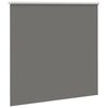 vidaXL Rullo žalūzija Blackout pelēks 145x130cm Auduma platums 141,6cm
