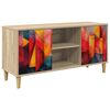 vidaXL Televizora skapī&scaron;a HEESCH 102 x 33 x 50 cm Sonoma