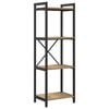 vidaXL Grāmatu plaukts 40 x 30 x 119 cm Inženierijas koks