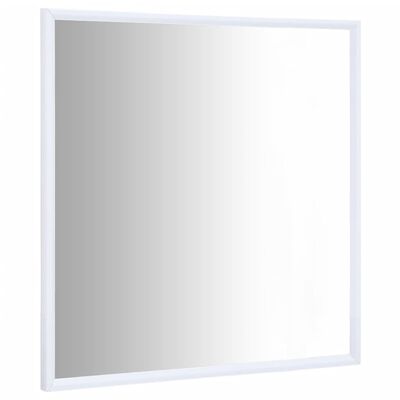 vidaXL spogulis, 50x50 cm, balts