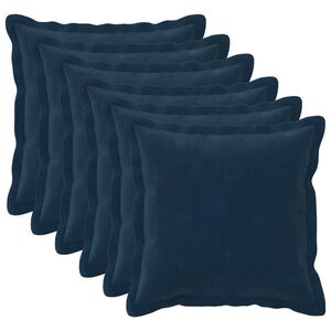 vidaXL Spilvenu pārvalks 6 gab. HOUTEN Zila 30 x 30 cm