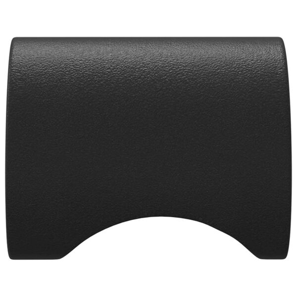 vidaXL Skapja rokturi 2 pcs Melna M4 x 12 mm Dzelzs