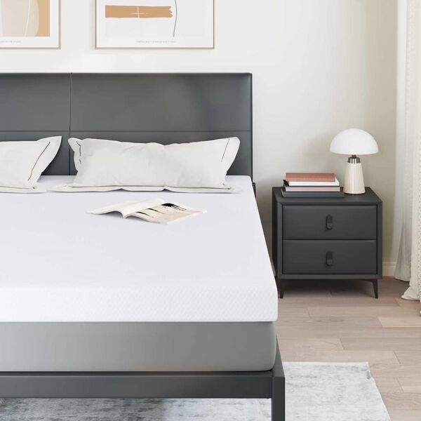 vidaXL Matracis Balts 180 x 200 cm Žakarda audums