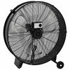 vidaXL industriāls ventilators, 77 cm, 187,7 W, melns