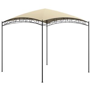 vidaXL dārza nojume, 3x3x2,65 m, krēmkrāsas, 180 g/m&sup2;