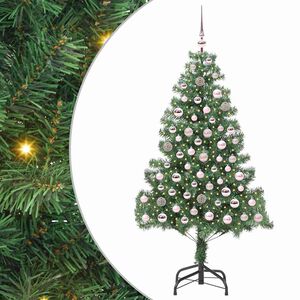 vidaXL Ziemassvētku eglīte Zaļa 180 cm PVC